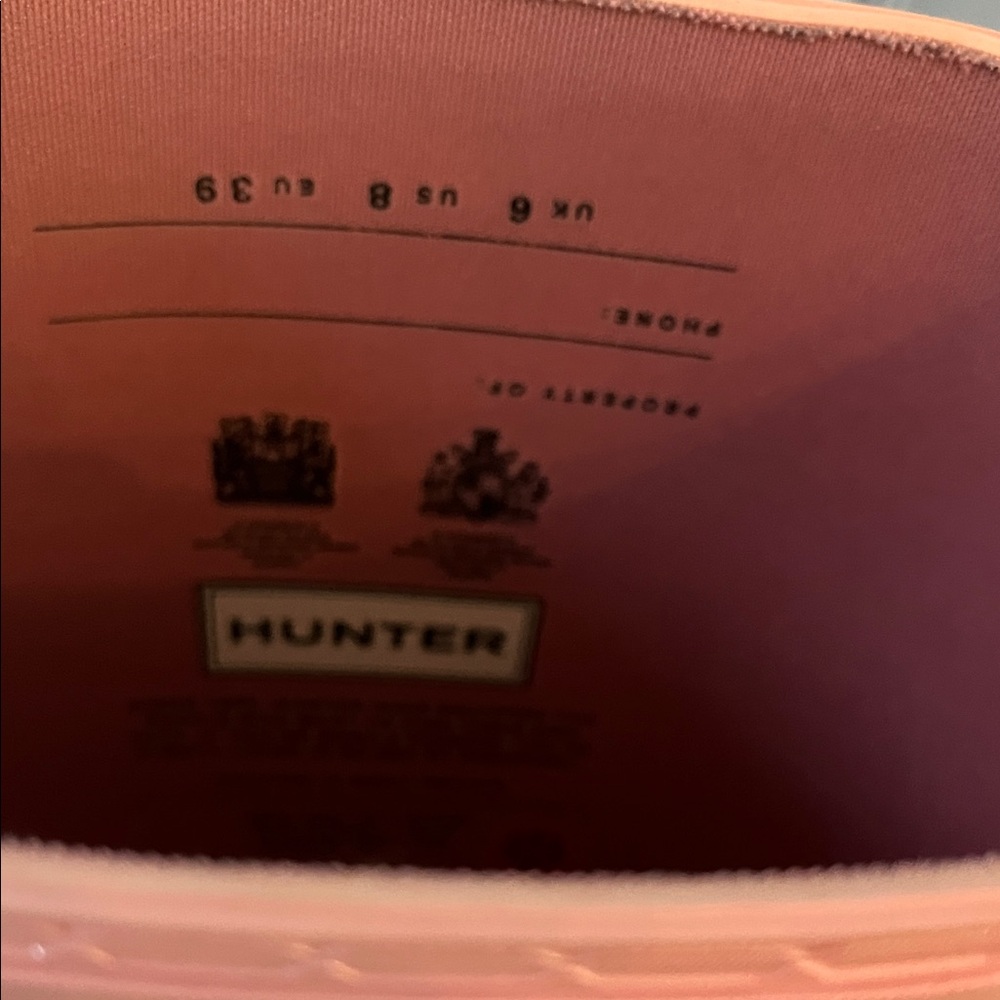 Hunter Blush Tall Boots - Picture 2 of 5